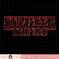 Netflix Stranger Things Neon Logo T-Shirt copy