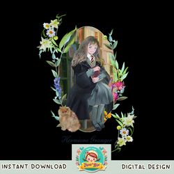 Harry Potter Hermione Granger Watercolor Portrait PNG Download copy