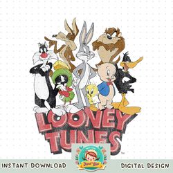 Looney Tunes Group Distressed Logo png, digital download, instant