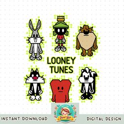 Looney Tunes Group Shot Pixeled Characters png, digital download, instant