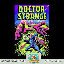 Marvel Doctor Strange Mystic Arts Neon Graphic png, digital download, instant png, digital download, instant