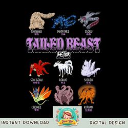 Naruto Shippuden Tailed Beasts png, digital download, instant