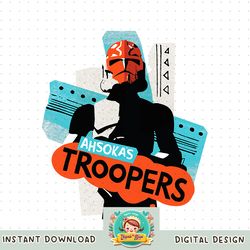 Star Wars The Clone Wars Ahsoka Tano Clone Trooper png, digital download, instant