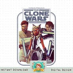 Star Wars The Clone Wars Heroes Group Shot png, digital download, instant