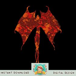 Stranger Things 4 Demobat Orange Tone png, digital download, instant