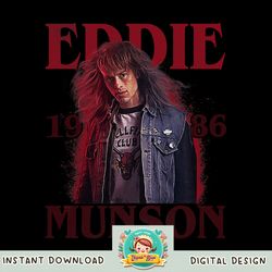 Stranger Things 4 Eddie Munson 1986 Hellfire Club Photo png, digital download, instant