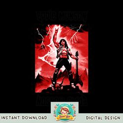 Stranger Things 4 Eddie Munson Lightning Guitar Power V2 png, digital download, instant