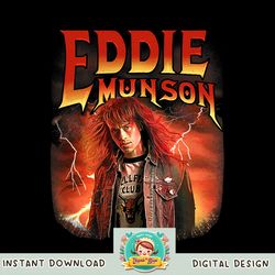 Stranger Things 4 Eddie Munson Portrait png, digital download, instant