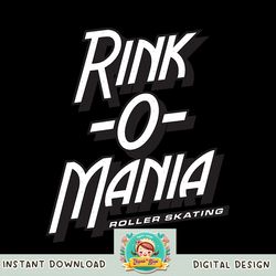 Stranger Things 4 Rink O Mania Black png, digital download, instant