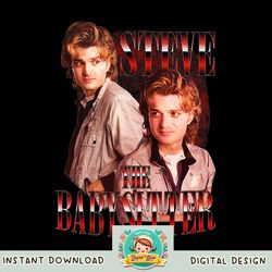 Stranger Things 4 Steve The Baby Sitter png, digital download, instant