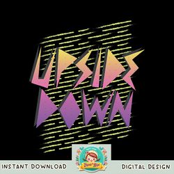 Stranger Things 4 Upside Down Retro Text png, digital download, instant