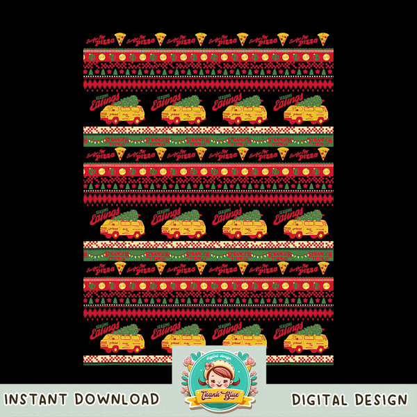 Stranger Things Christmas Surfer Boy Pizza Ugly Sweater png, digital download, instant .jpg