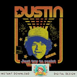 Stranger Things Dustin Floating Head Resist The Pearls Star png, digital download, instant
