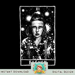 Stranger Things Eleven Celestial Tarot Card png, digital download, instant