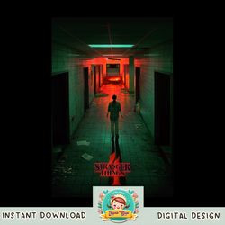 Stranger Things Eleven Lab Hallway Poster png, digital download, instant