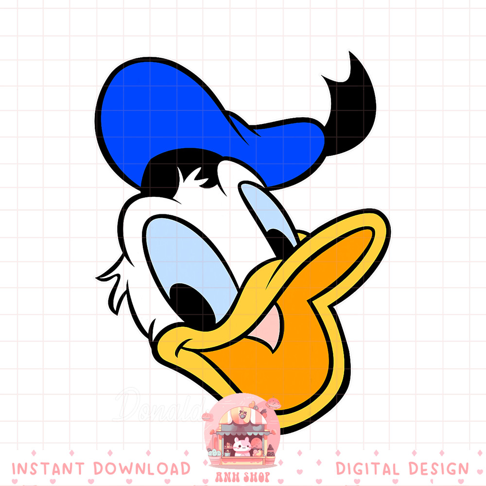 Disney Mickey And Friends Donald Duck Big Face PNG Download copy.jpg