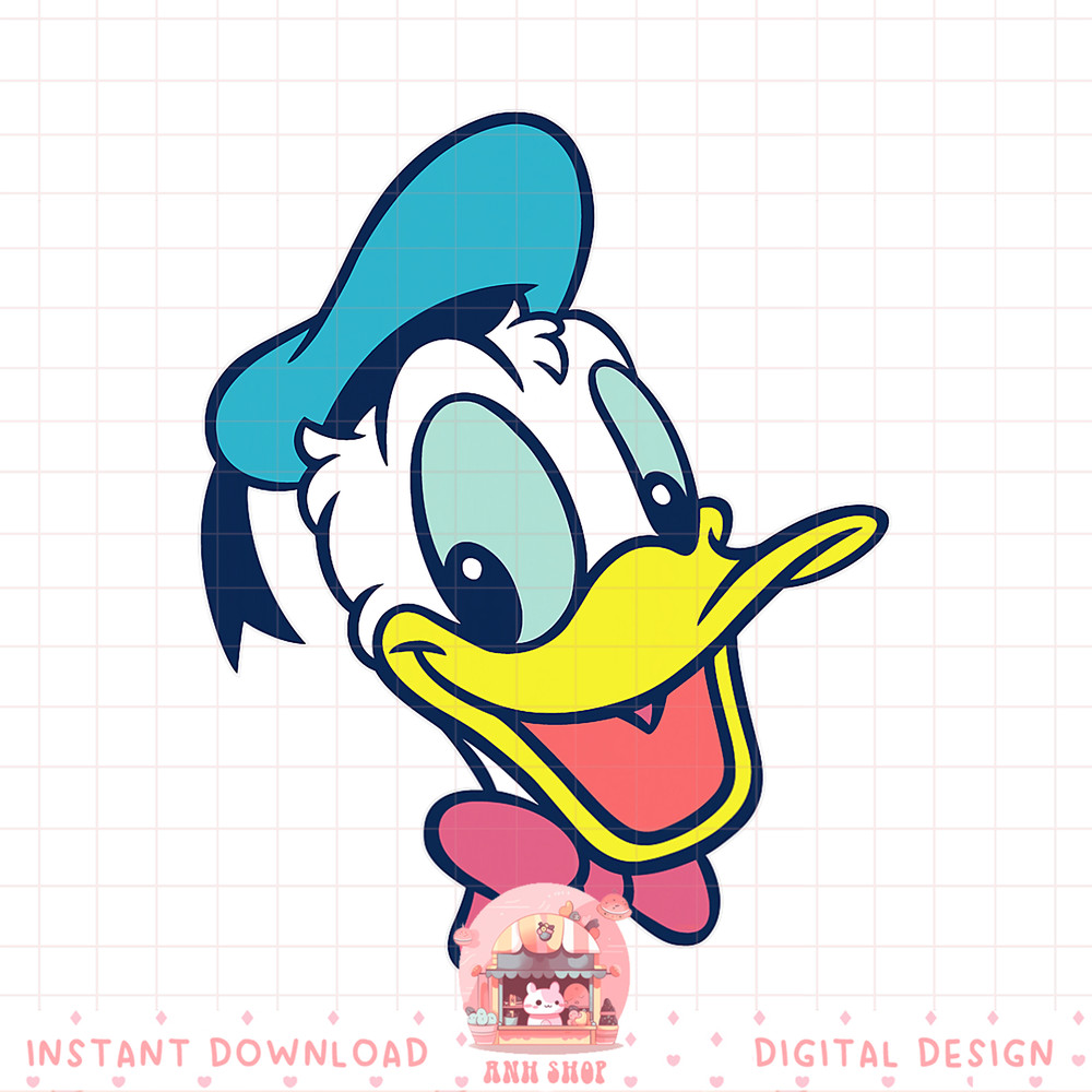 Disney Mickey and Friends Donald Duck Face PNG Download copy.jpg