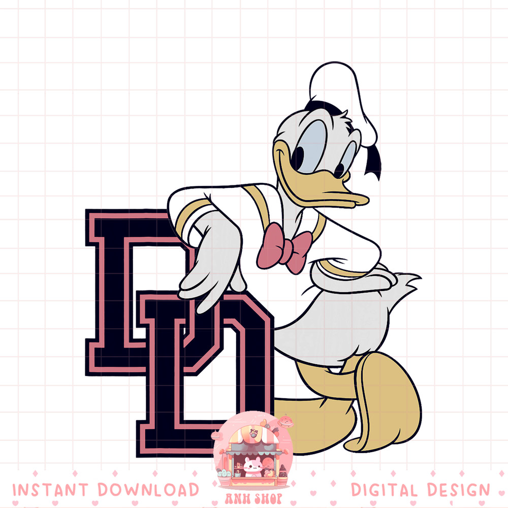 Disney Mickey And Friends Donald Duck Varsity Portrait PNG Download copy.jpg