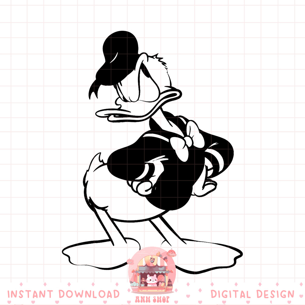 Disney Mickey And Friends Donald Duck Vintage Style Print PNG Download copy.jpg