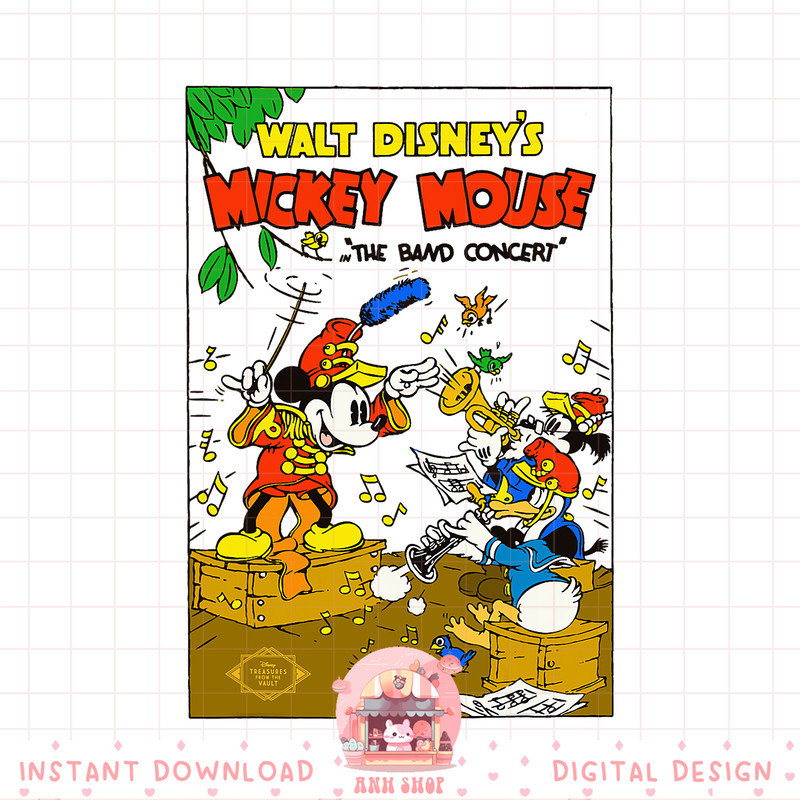 Disney Mickey Mouse The Band Concert Donald Duck Vintage PNG Download copy.jpg