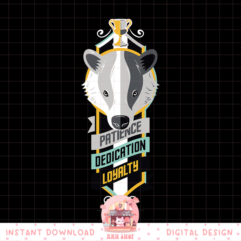 Harry Potter Hufflepuff Patience Dedication Loyalty Panel PNG Download copy.jpg