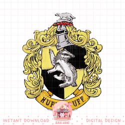 harry potter hufflepuff rough crest png download copy