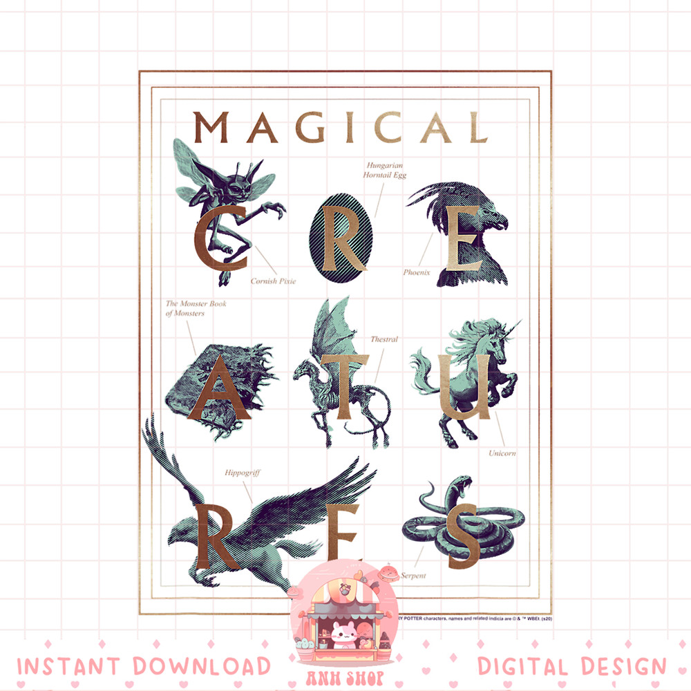 Harry Potter Magical Creatures Book Cover PNG Download copy.jpg