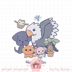 harry potter magical creatures chibi png download copy