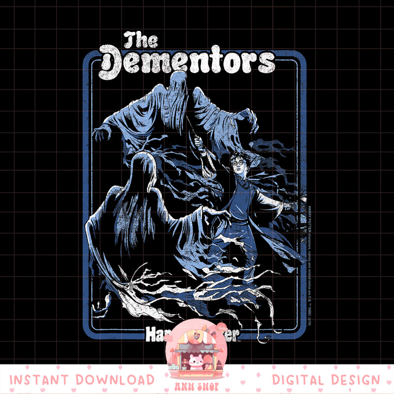 Harry Potter Prisoner Of Azkaban The Dementors Kiss Vintage png, digital download, instant .jpg