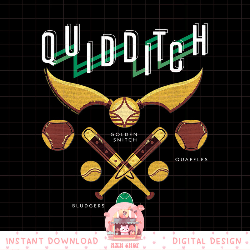 Harry Potter Quidditch Equipment Logo png, digital download, instant .jpg