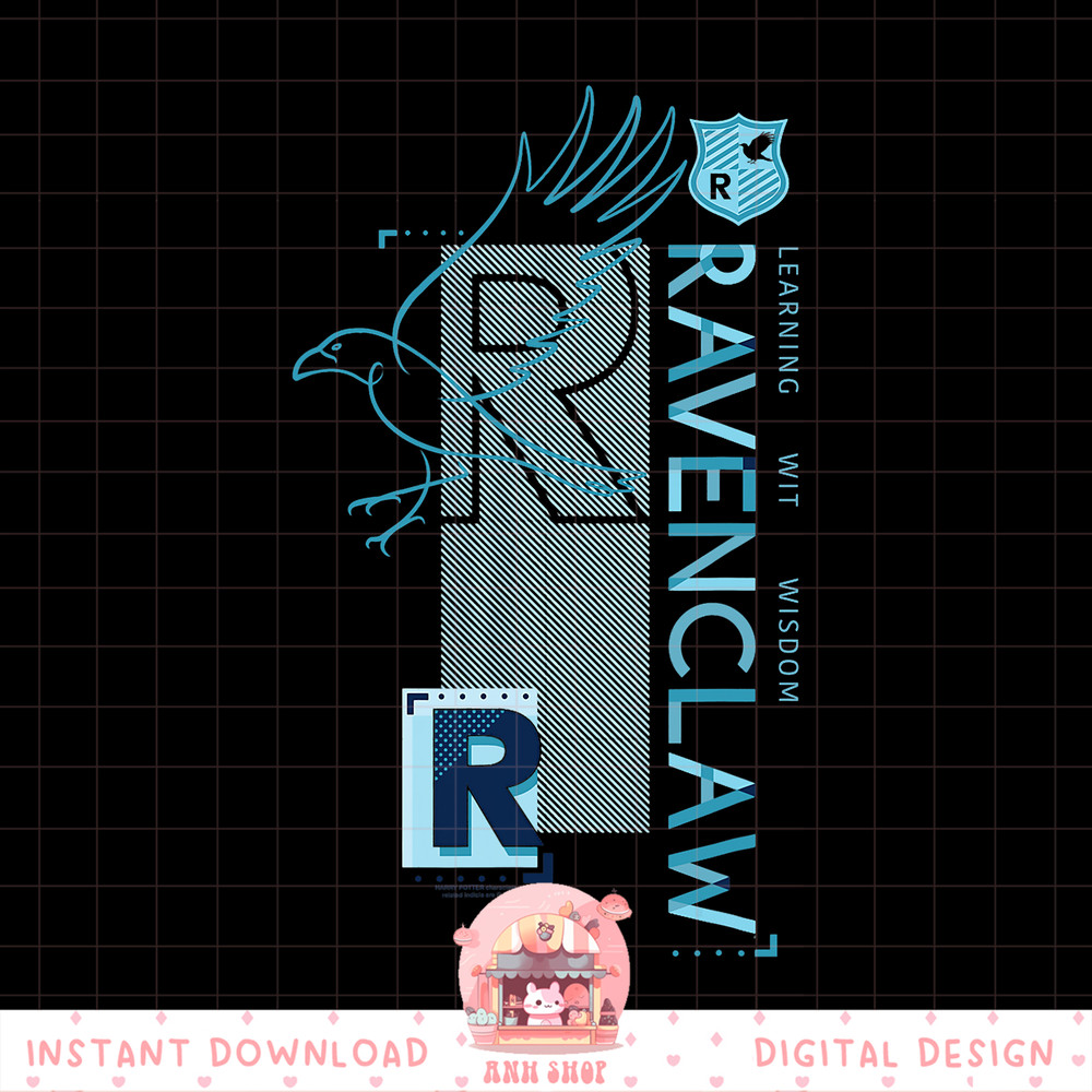 Harry Potter Ravenclaw Pattern Crest png, digital download, instant .jpg
