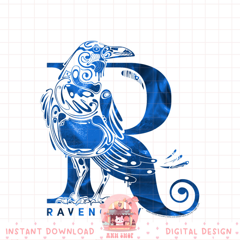 Harry Potter Ravenclaw R Logo png, digital download, instant .jpg