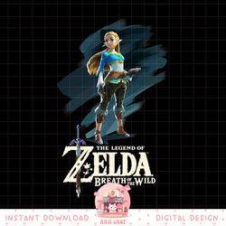 legend of zelda breath of the wild princess graphic png, digital download, instant png, digital download, instant