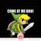 Legend Of Zelda Come At Me Bro! Link Action Pose png, digital download, instant .jpg
