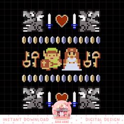 legend of zelda link _ zelda merry christmas ugly sweater png, digital download, instant