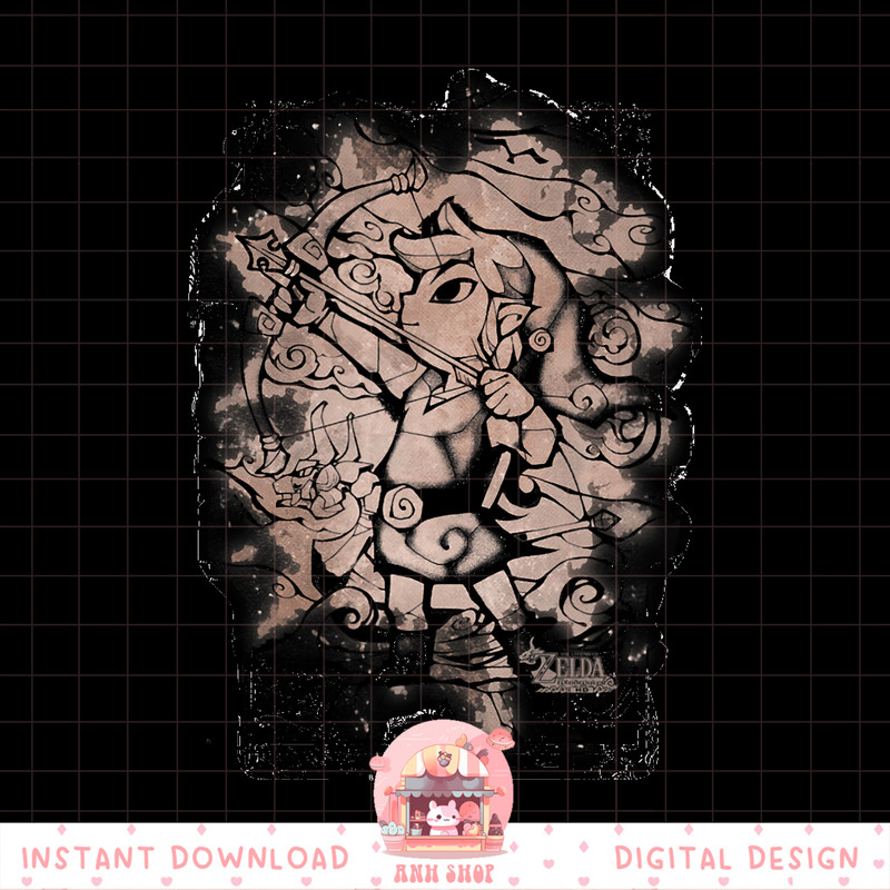Legend of Zelda Link Bleach Stain png, digital download, instant .jpg