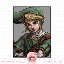 legend of zelda link twilight face portrait png, digital download, instant
