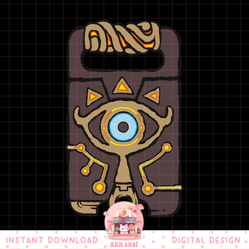 Legend Of Zelda Sheikah Slate Shield Portrait png, digital download, instant .jpg