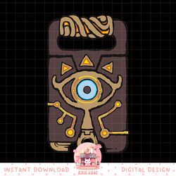 legend of zelda sheikah slate shield portrait png, digital download, instant