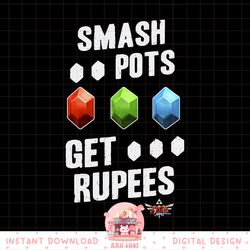 legend of zelda smash pots get rupees portrait png, digital download, instant