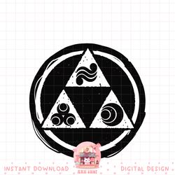 legend of zelda triforce attributes outline graphic png, digital download, instant png, digital download, instant