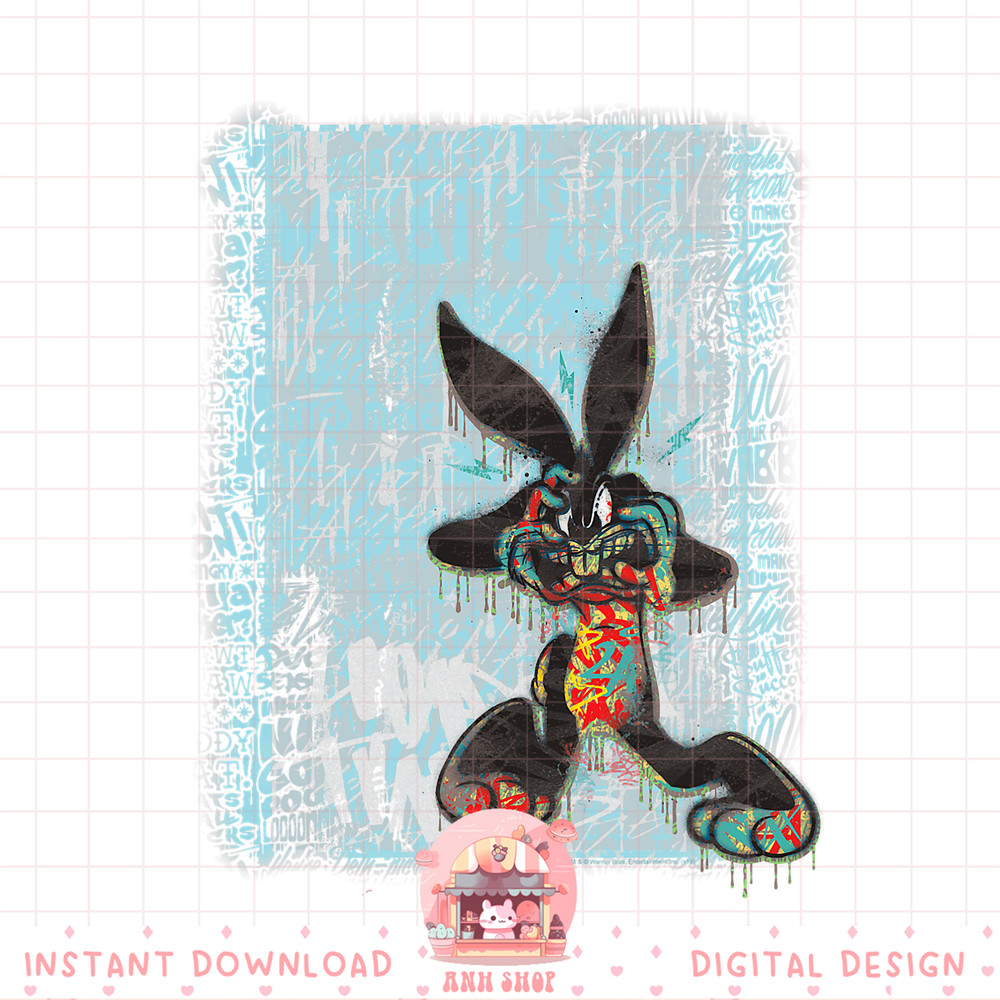 Looney Tunes Graffiti Rabbit png, digital download, instant .jpg