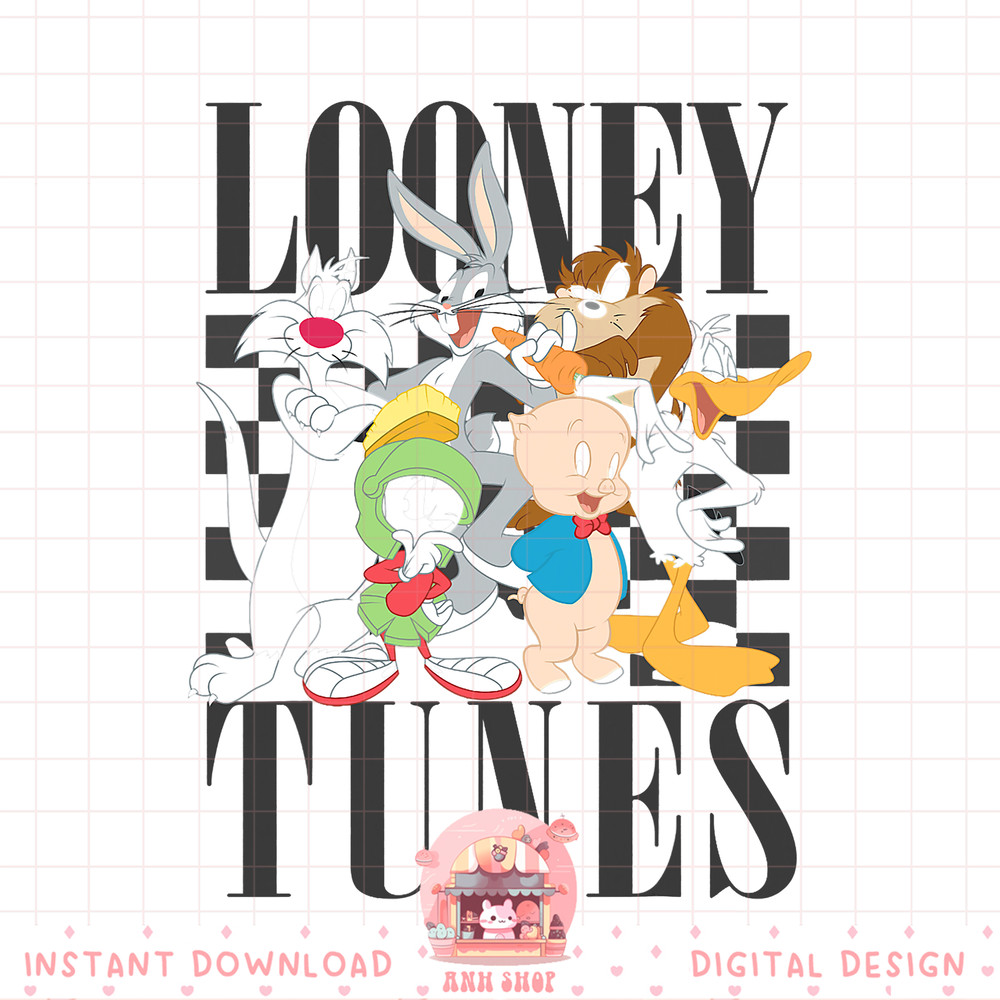 Looney Tunes Group Shot Mashup png, digital download, instant .jpg