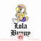 Looney Tunes Lola Bunny Centered Seated Pose png, digital download, instant .jpg