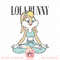 Looney Tunes Lola Bunny Yoga Pose png, digital download, instant .jpg