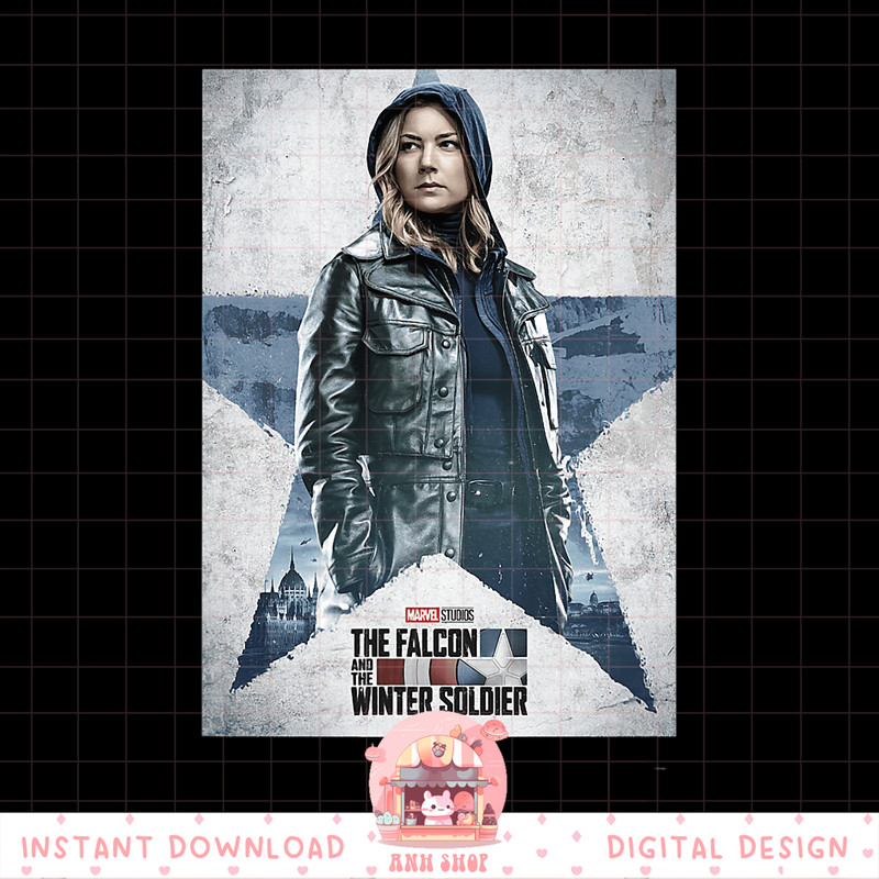 Marvel Falcon Winter Soldier Sharon Carter Character Poster png, digital download, instant.pngMarvel Falcon Winter Soldier Sharon Carter Character Poster png, d