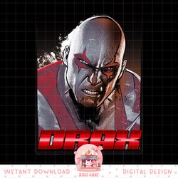 marvel guardians of the galaxy drax hero comic poster png, digital download, instant