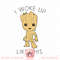 Marvel Guardians Of The Galaxy Woke Up Like This Groot png, digital download, instant .jpg