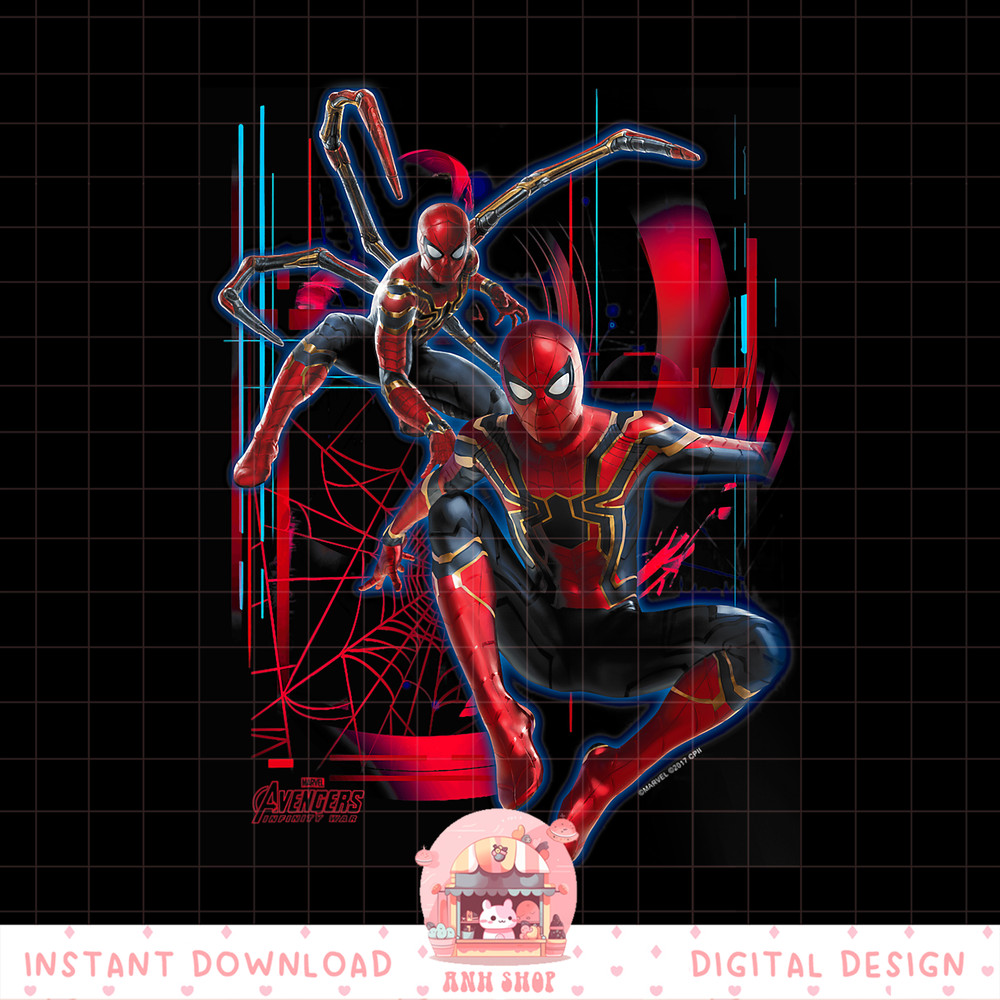Marvel Infinity War Spider-Man Suit Tech Graphic png, digital download, instant png, digital download, instant .jpg