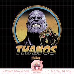 marvel infinity war thanos vintage portrait graphic png, digital download, instant png, digital download, instant